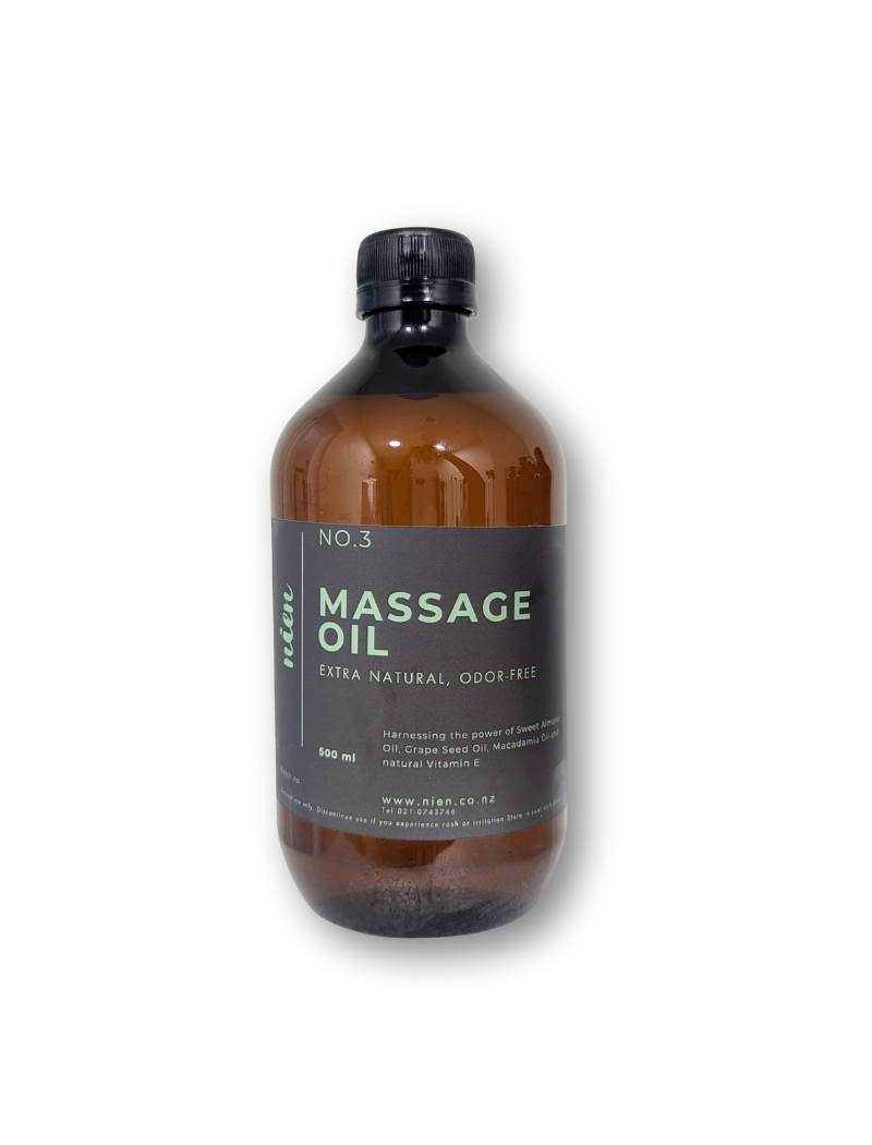 Massage Oil - No.3 Extra natural, Odor-free